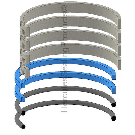 Parker - After Market Parts Hydraulic Cylinder Repair Kit- 1 Piston Ring Kits PR102H0005